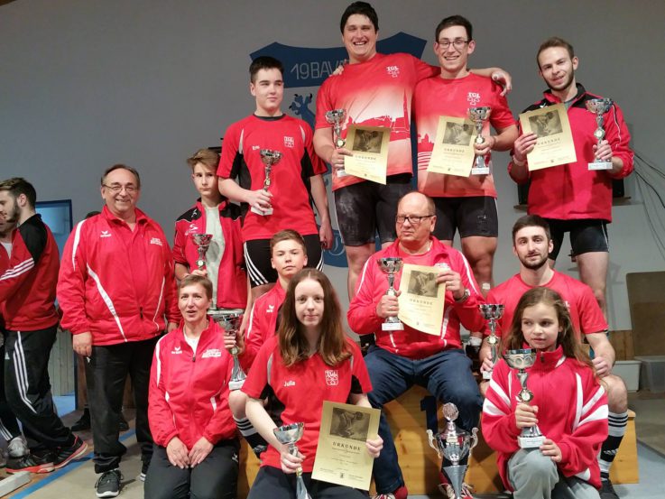 10 Niederbayerische Meistertitel für die TGL Gewichtheber