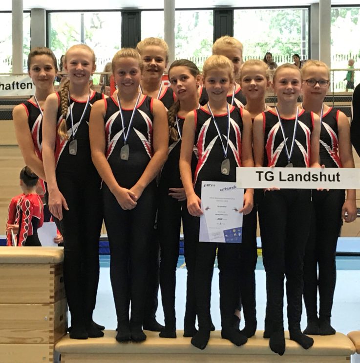 Bayerische Meisterschaften TeamGym in Unterschleißheim am 30. Juni 2018