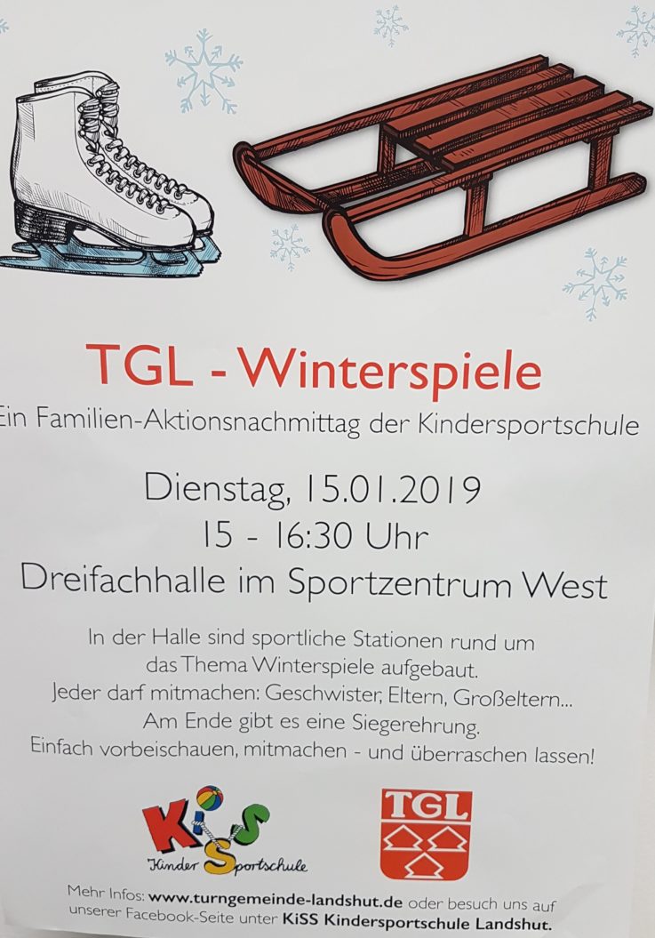 „TGL-Winterspiele“ in der Halle: Aktionsnachmittag der Kindersportschule