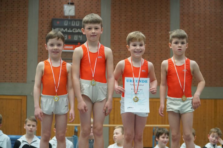 Die Jüngsten auf dem Treppchen