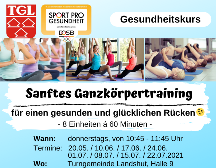 Neue Gesundheitskurse starten online ab Mai 2021