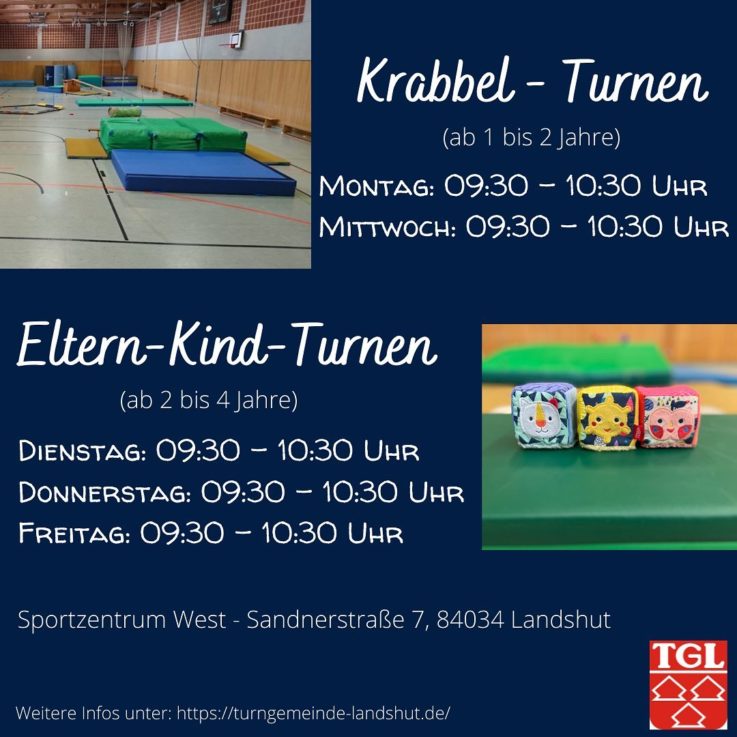 Krabbel-Turnen und Eltern-Kind-Turnen nach den Osterferien