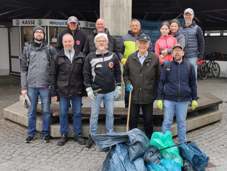 Karatekas am sauber machen!