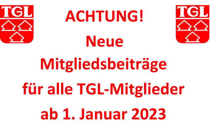 Turngemeinde erhöht Mitgliedsbeiträge zum 1. Januar 2023 – Anerkennung für TGL-Übungsleiter
