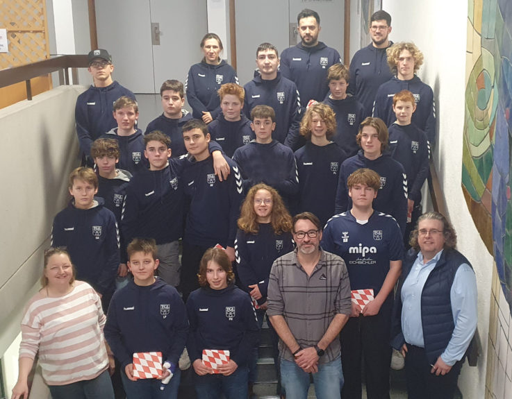 Mannschaftsjugendpreis der TGL für die männliche C-Jugend der Handballabteilung