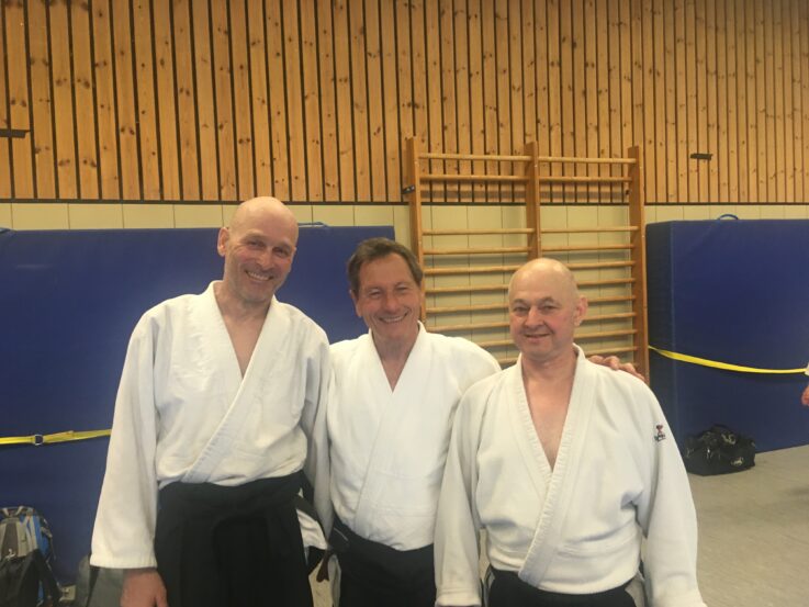 Aikidotrainer der TG-Landshut besuchen Lehrgang mit Shihan Christian Tissier