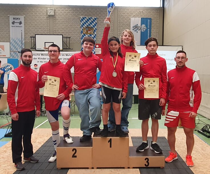 TG-Gewichtheber-Nachwuchs  bei der Süddeutschen Meisterschaft