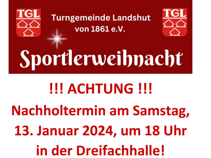 Karten für Nachholtermin „TGL-Sportlerweihnacht!: Ganz wenige Restkarten wieder ab Montag, 2. Januar 2024, erhältlich – Rückgabe von Karten bis 4. Januar 2024