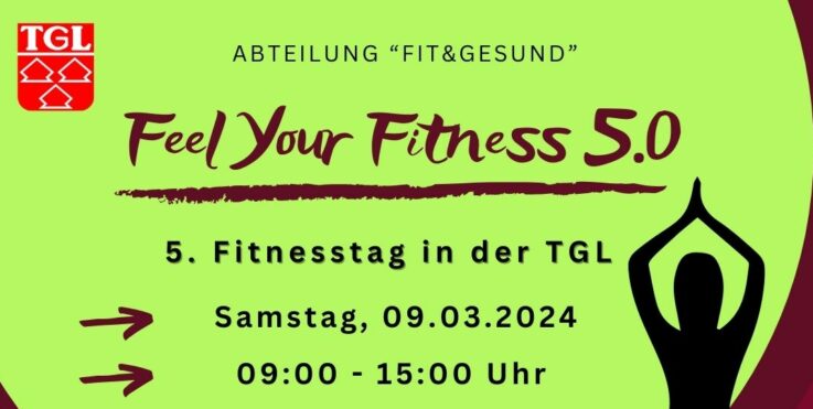 Fitnesstag „Feel your Fitness“ 5.0 – Jetzt online anmelden!