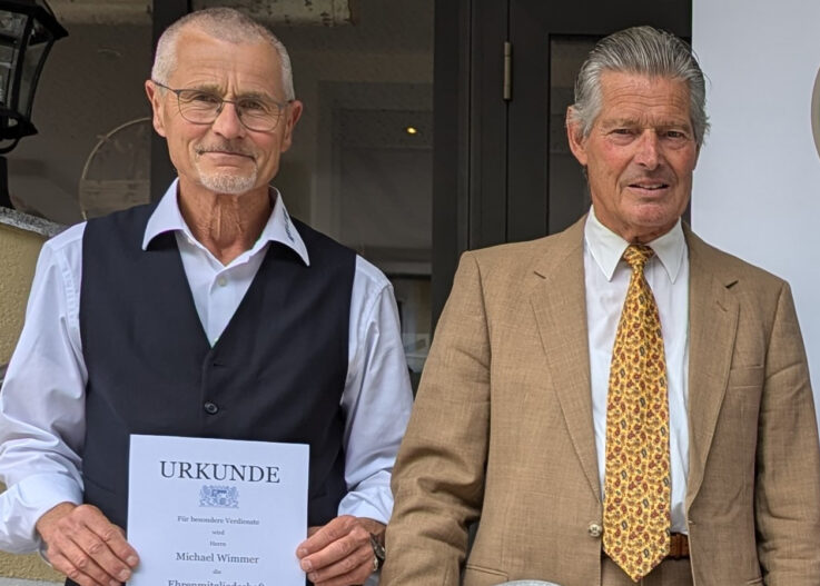 Michael Wimmer zum Ehrenmitglied des Bayerischen Gewichtheber- und Kraftsportverbandes  ernannt