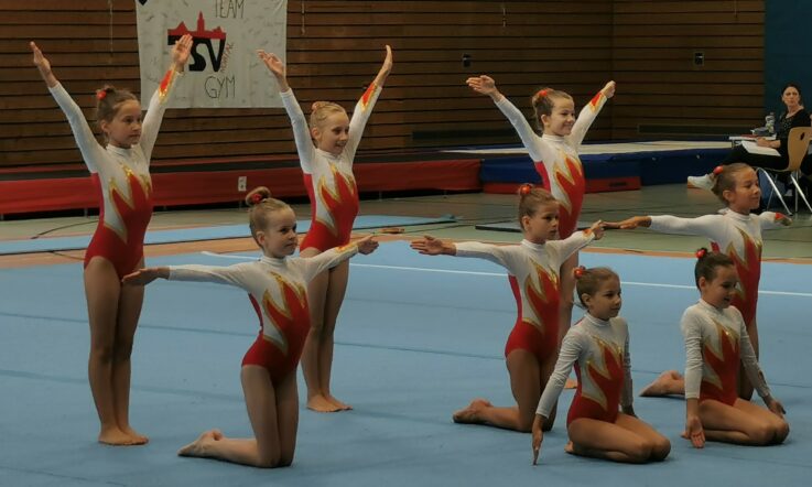 Die TeamGym Nachwuchsmannschaft wurde Bayerischer Meister