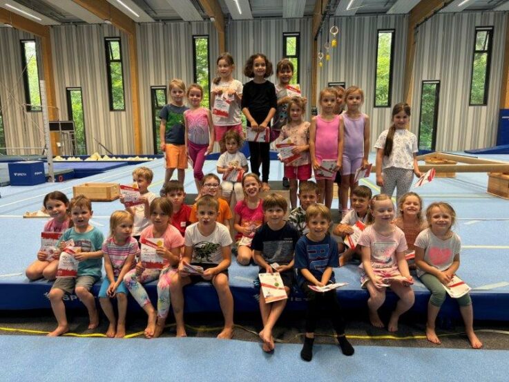 Freude und Elan beim Kinderturnabzeichen