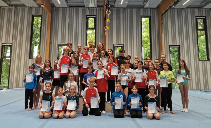 Die Turnerinnen und Turner der TG Landshut waren bei den Niederbayerischen Meisterschaften ganz vorne mit dabei