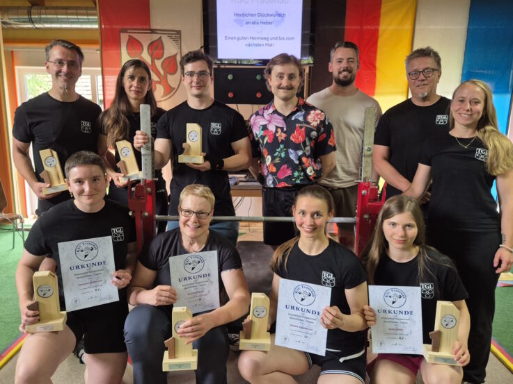 Medaillenregen für TGL-Bankdrücker bei Bayerischer Meisterschaft